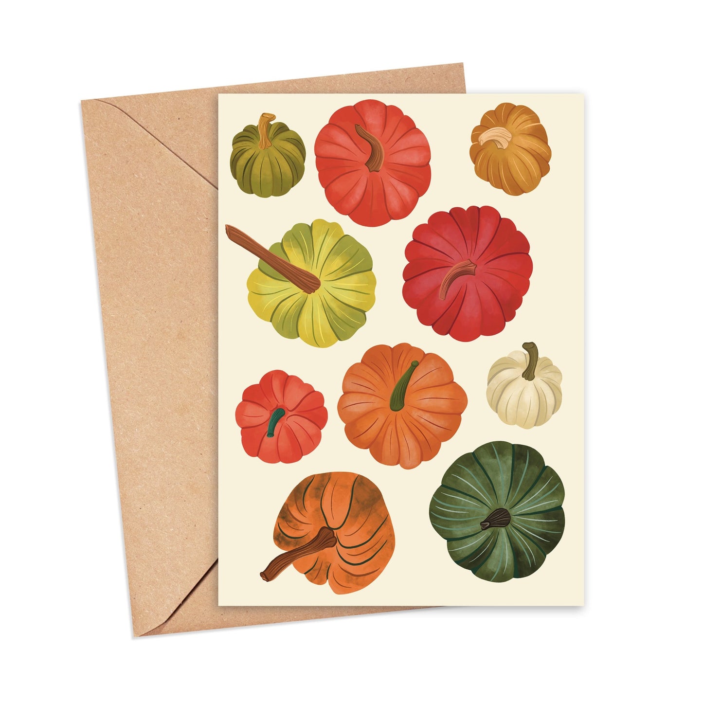 Fall Pumpkins Greeting Card