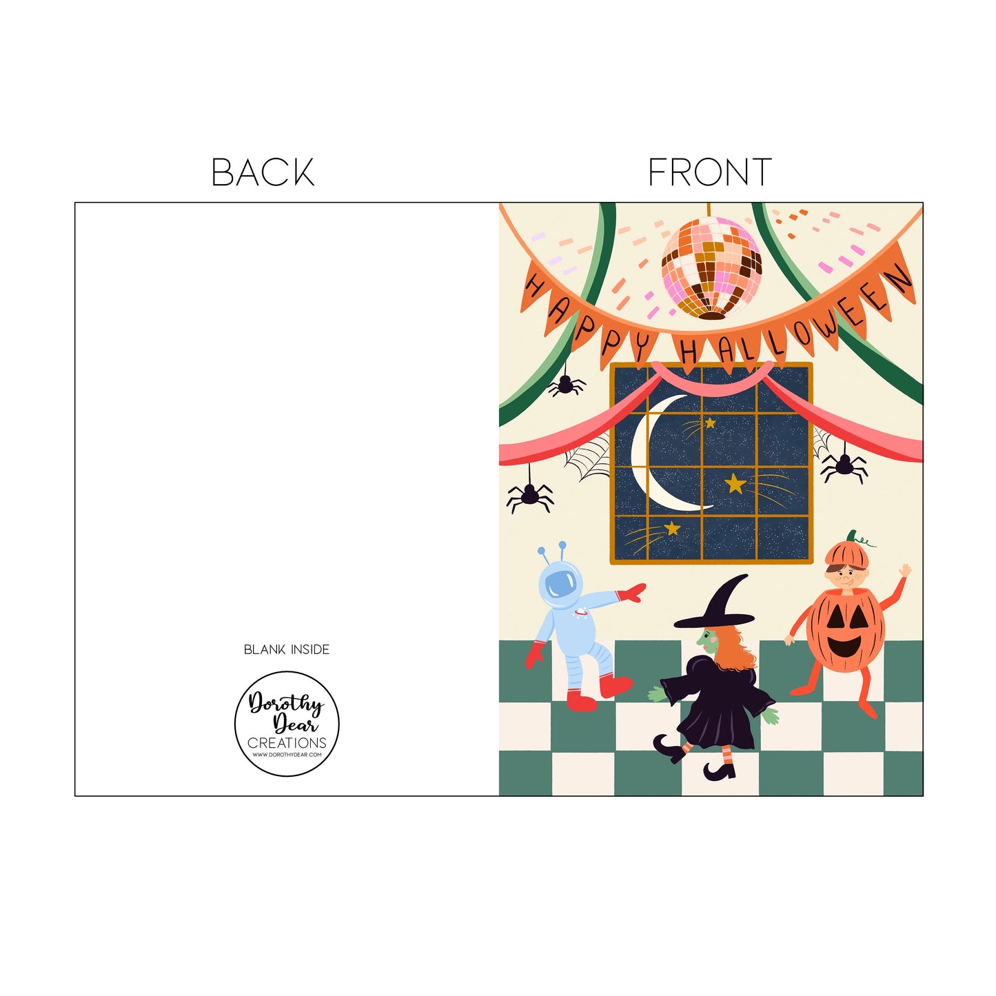 Halloween Party Greeting Card