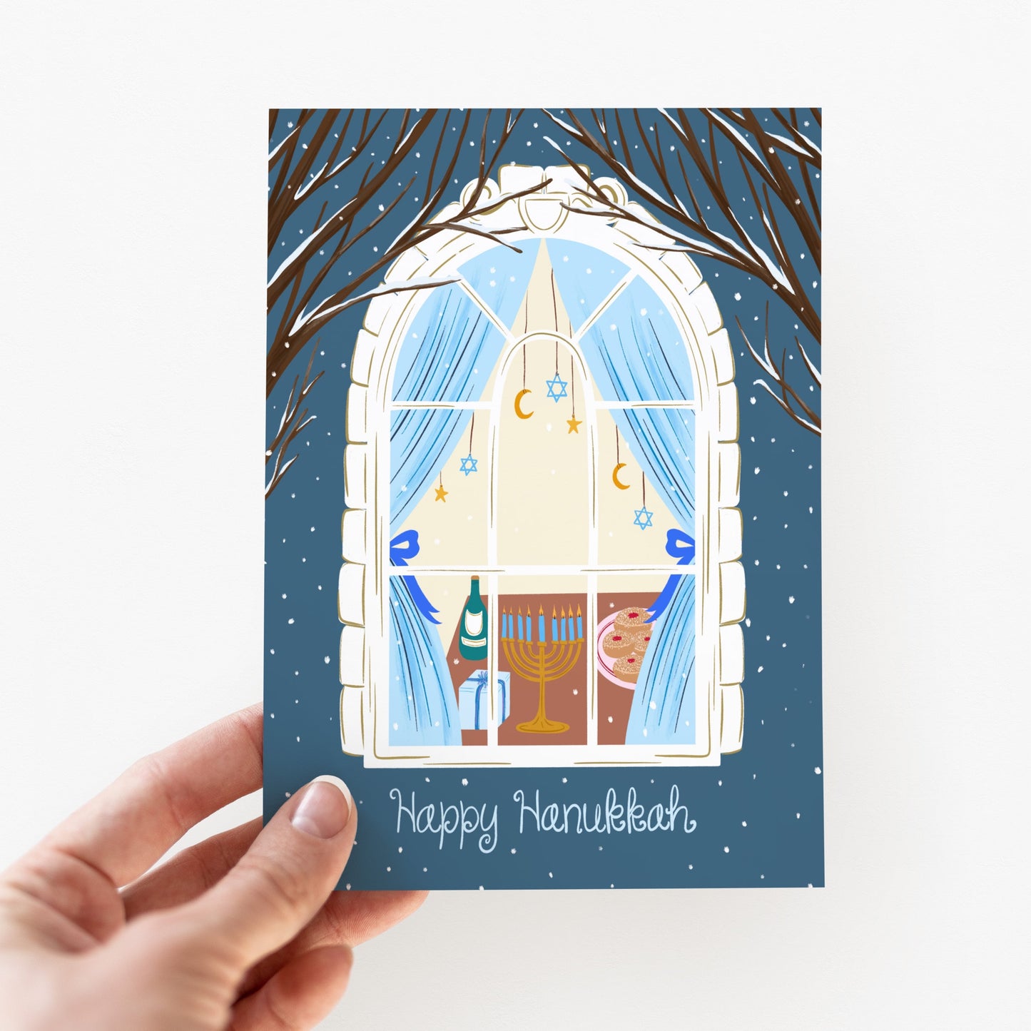 Happy Hanukkah Greeting Card