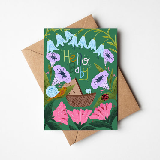 Hello Baby Greeting Card