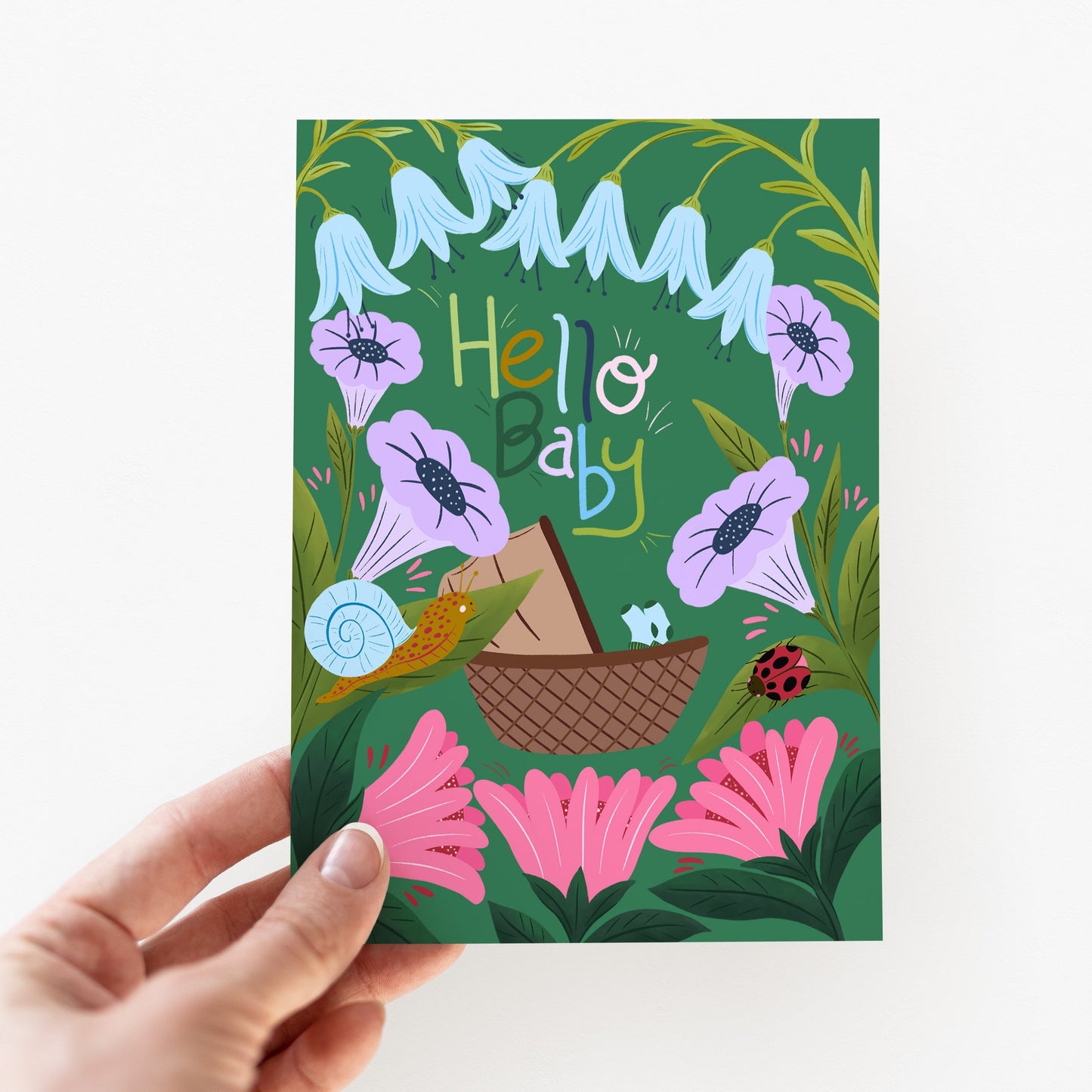 Hello Baby Greeting Card
