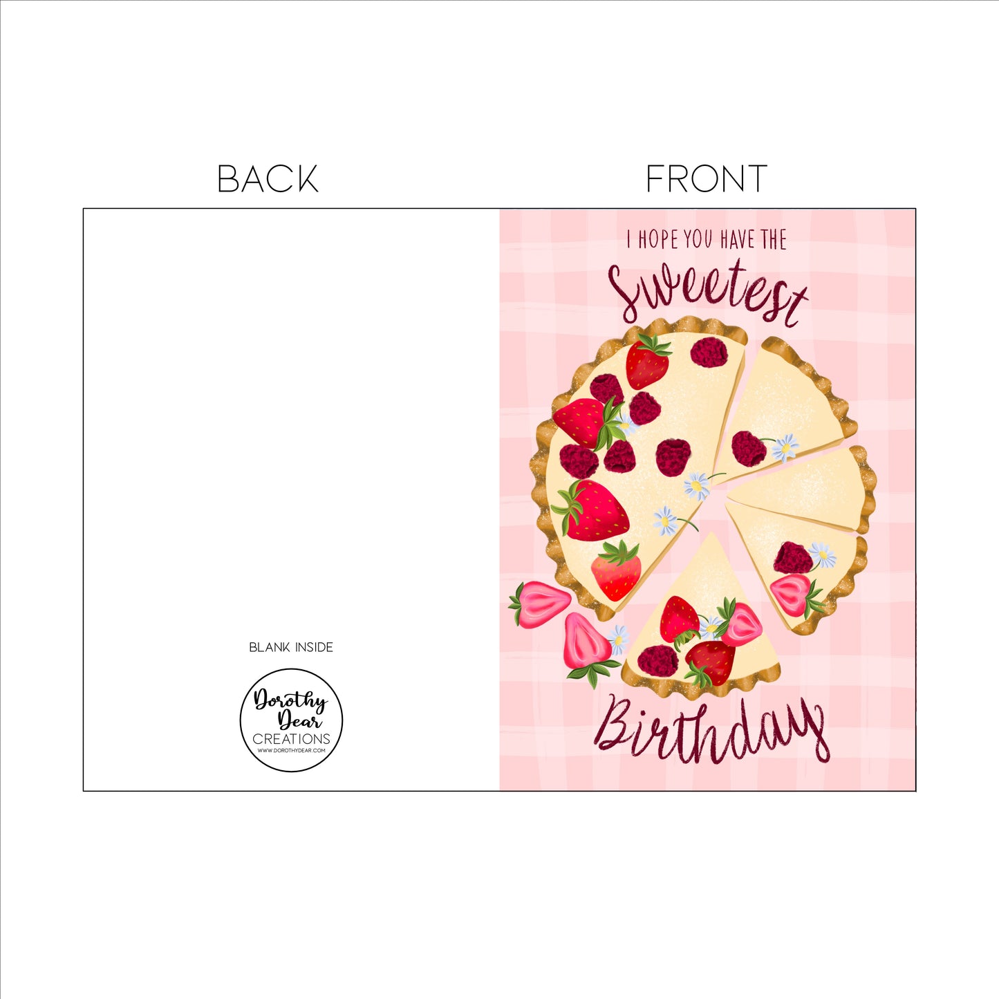 Strawberry Sweet Birthday Card