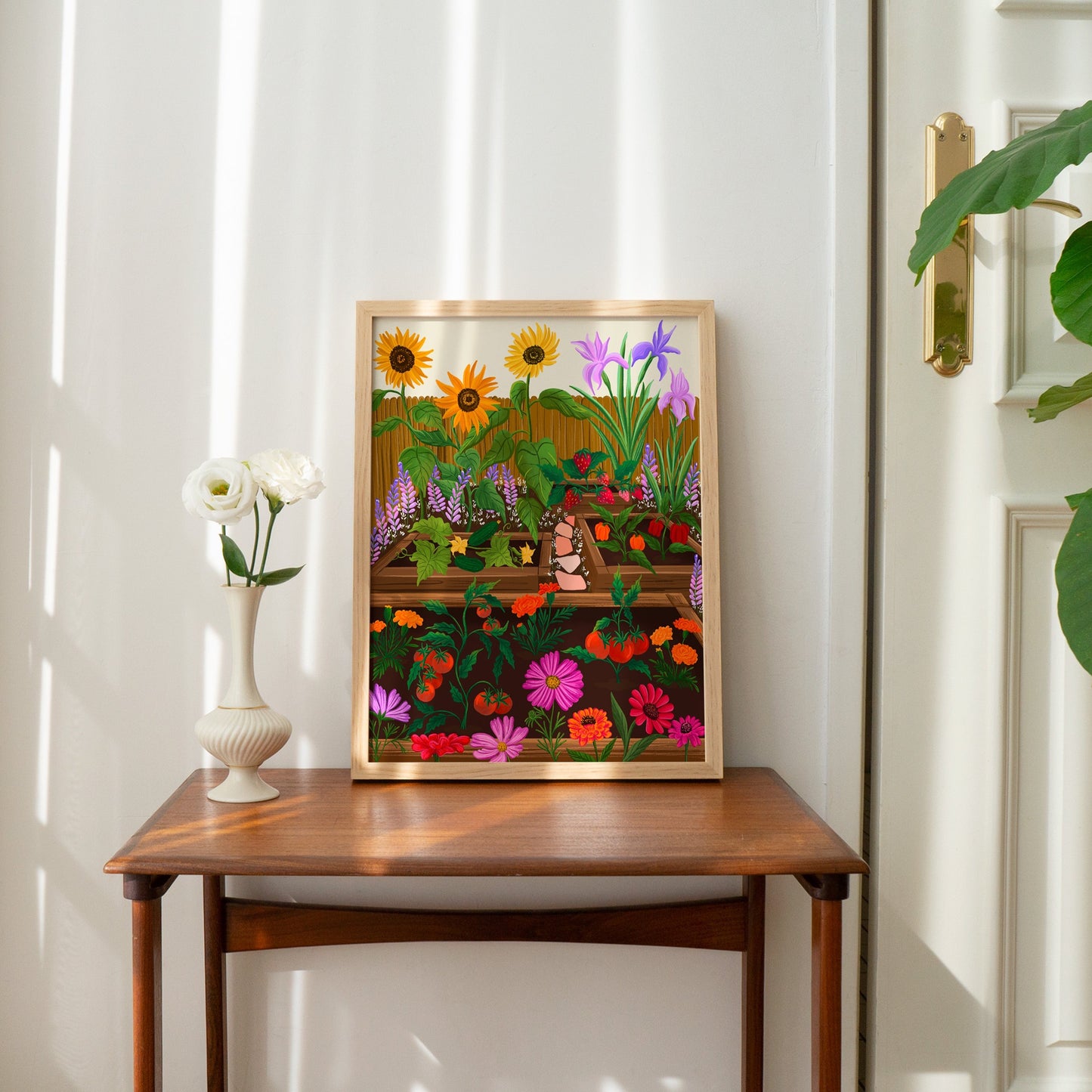 Summer Garden Wall Art Print