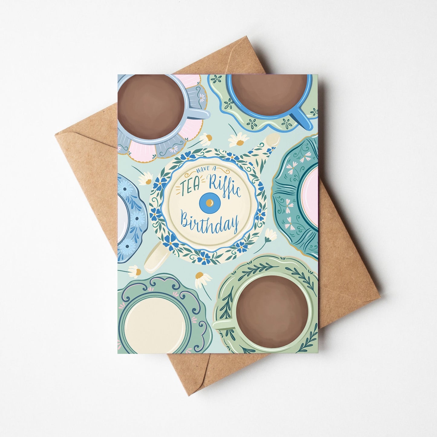 Tea-Riffic Birthday Card