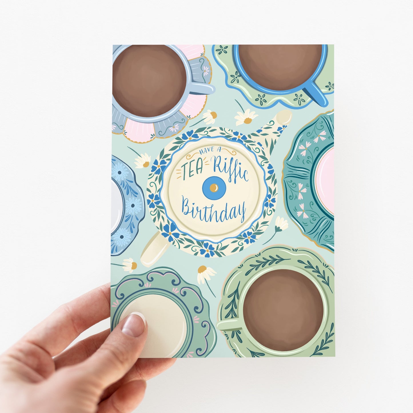 Tea-Riffic Birthday Card