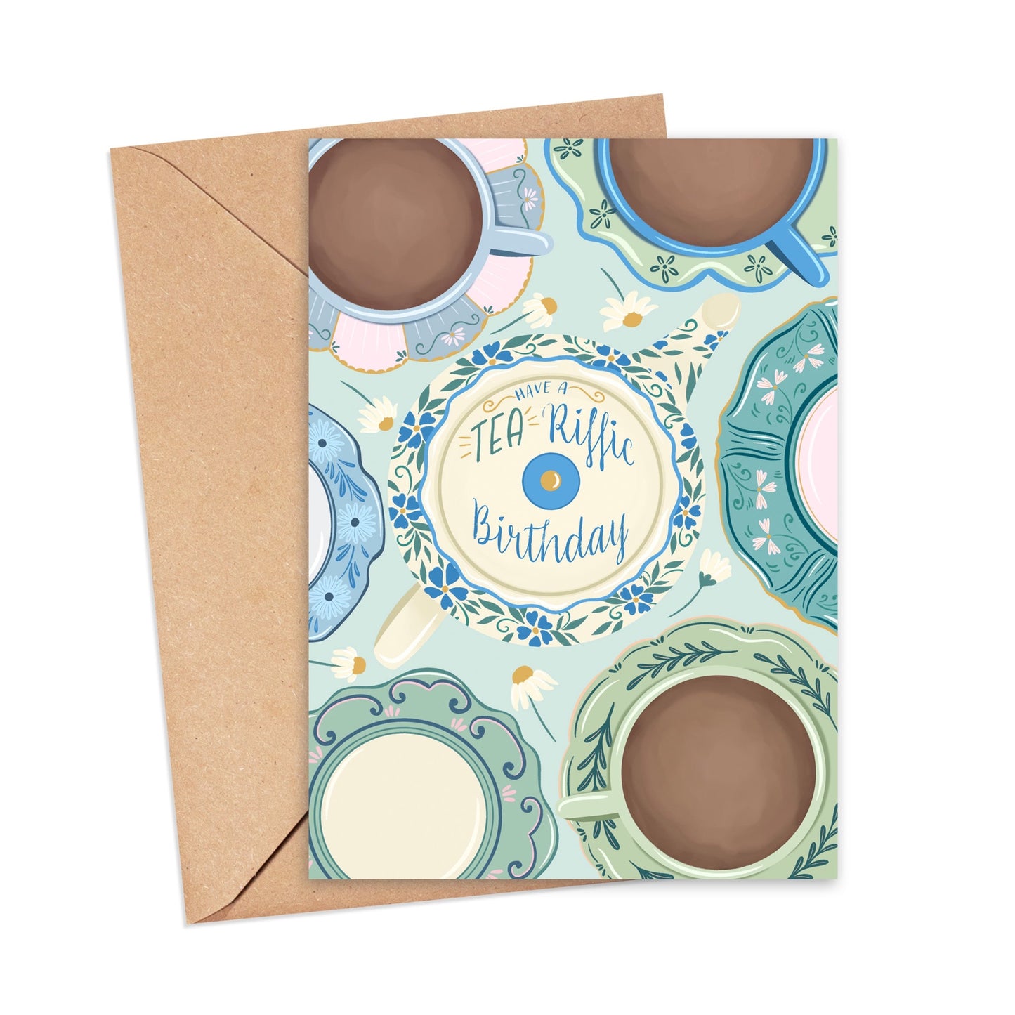 Tea-Riffic Birthday Card