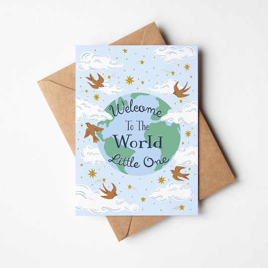 Welcome Little One Greeting Card