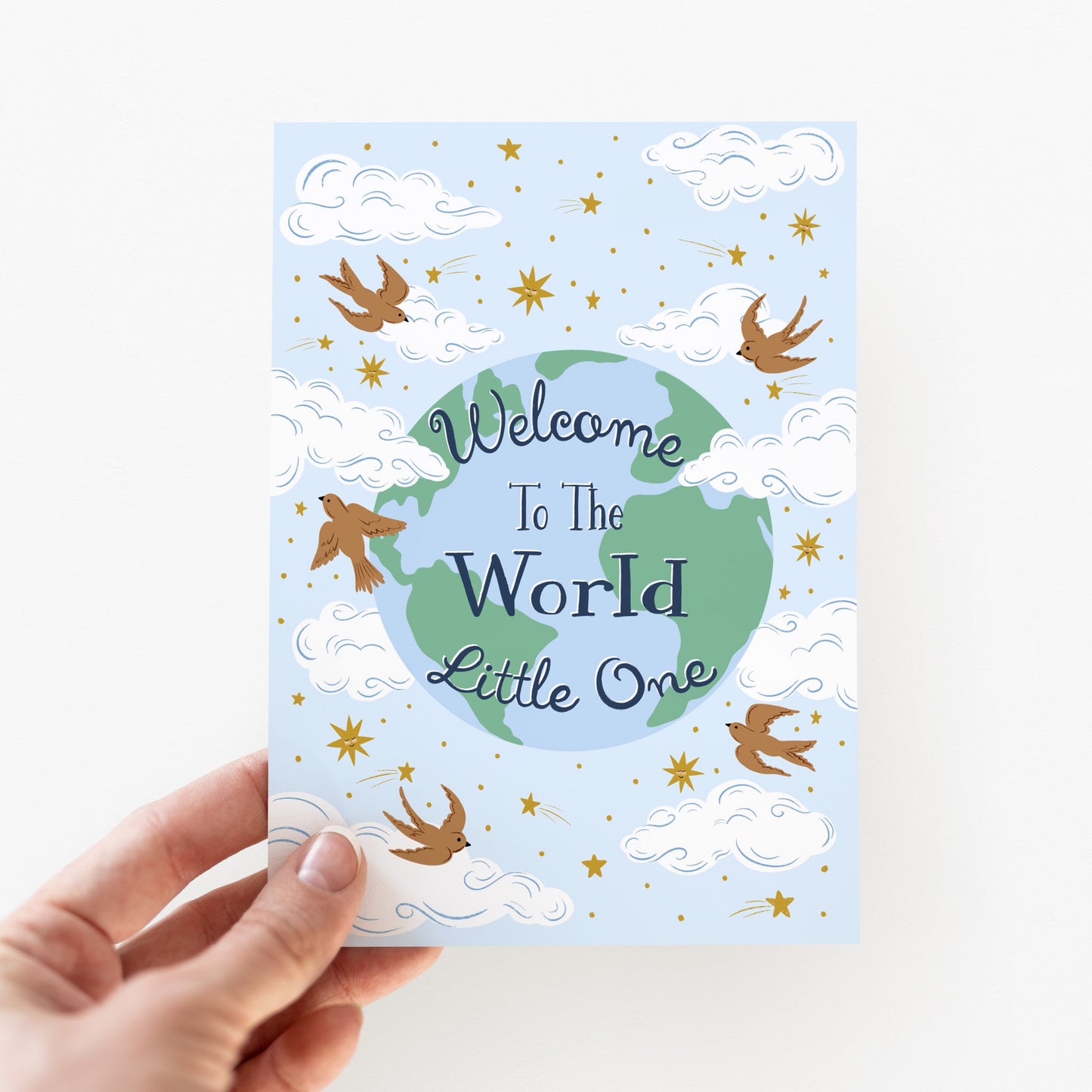 Welcome Little One Greeting Card