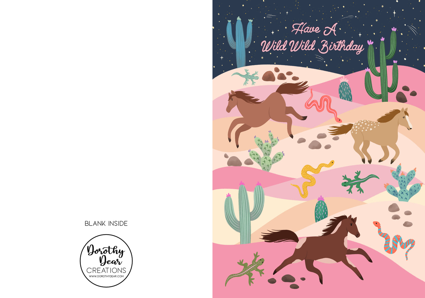 Wild Wild Birthday Greeting Card