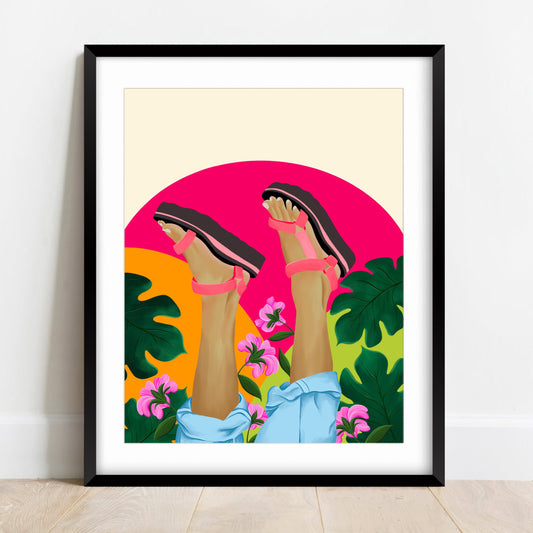 Adventure Shoes Wall Art Print
