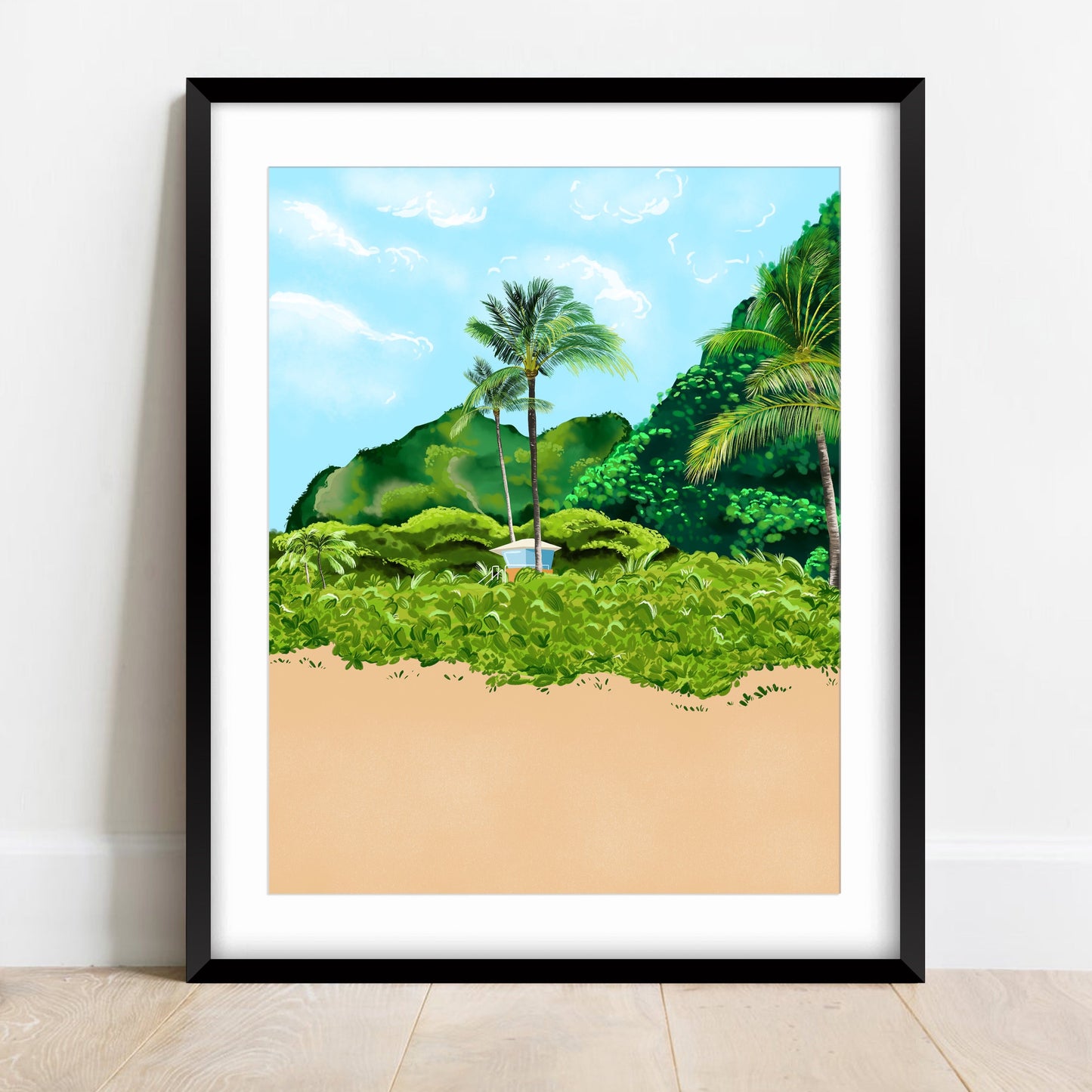 Hanalei Bay Wall Art Print