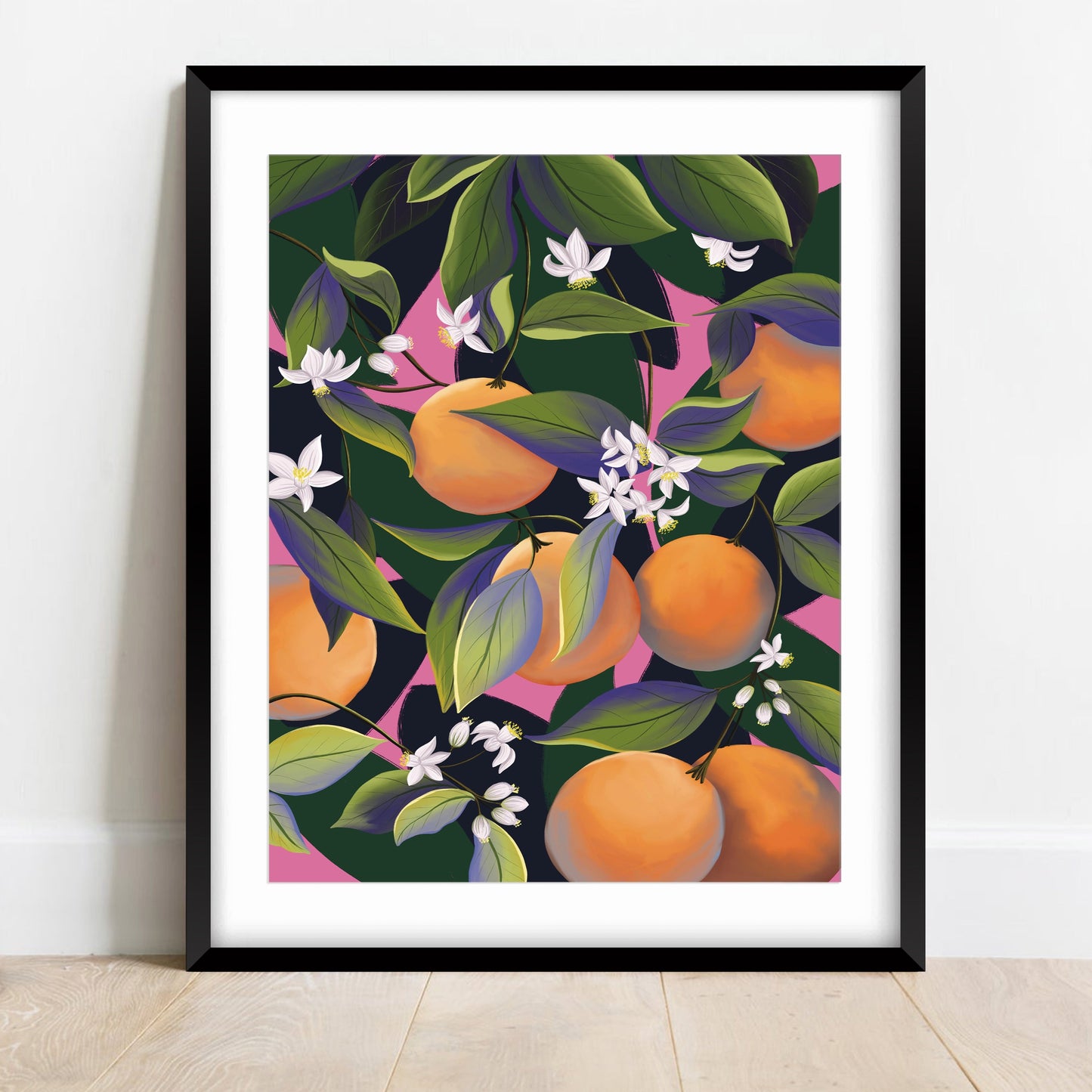 Orange Blossoms Wall Art Print