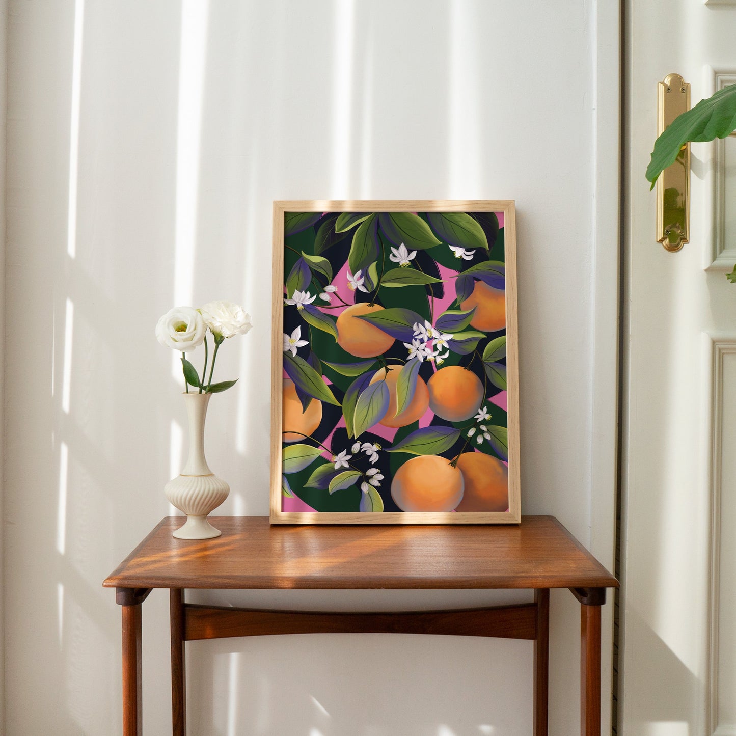 Orange Blossoms Wall Art Print