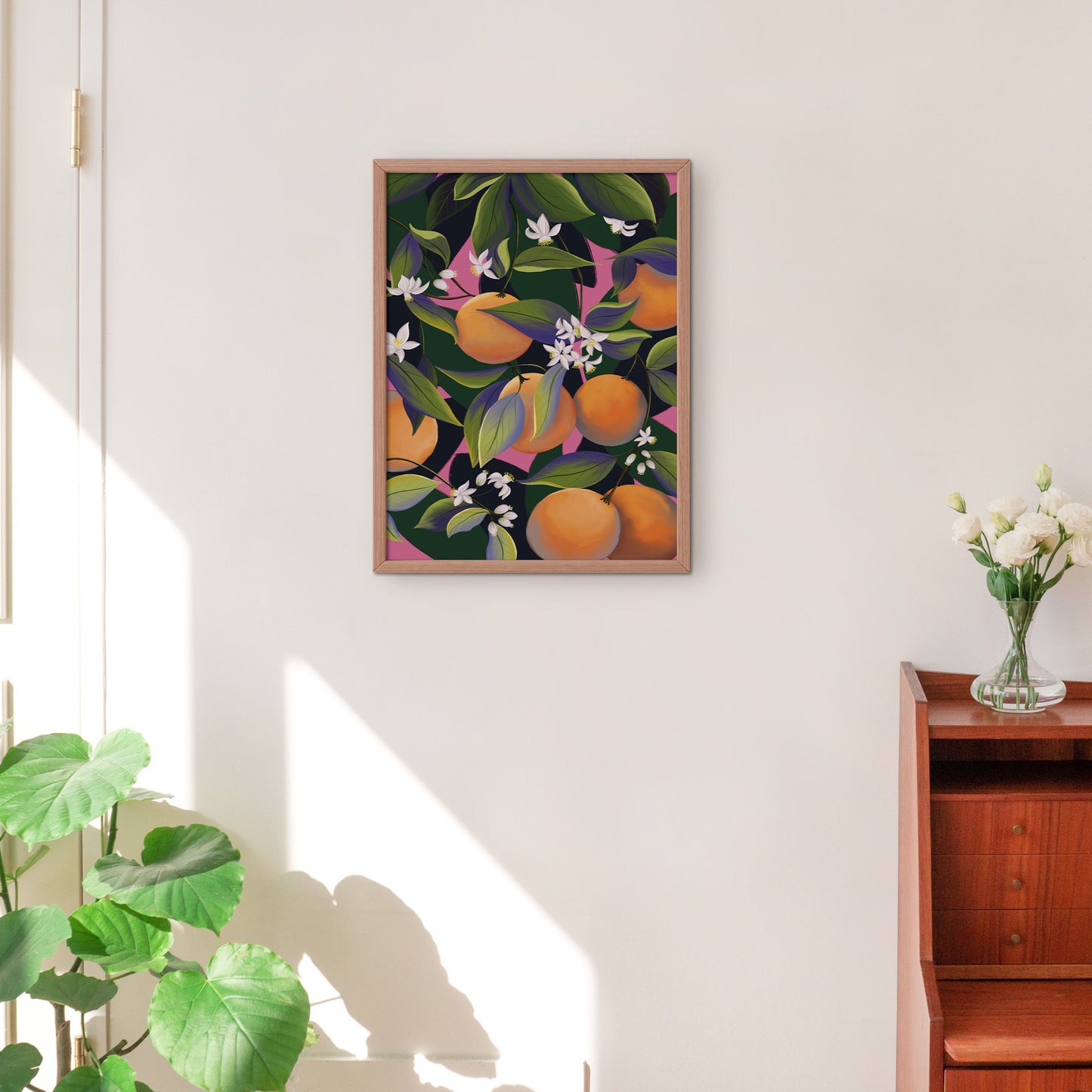Orange Blossoms Wall Art Print