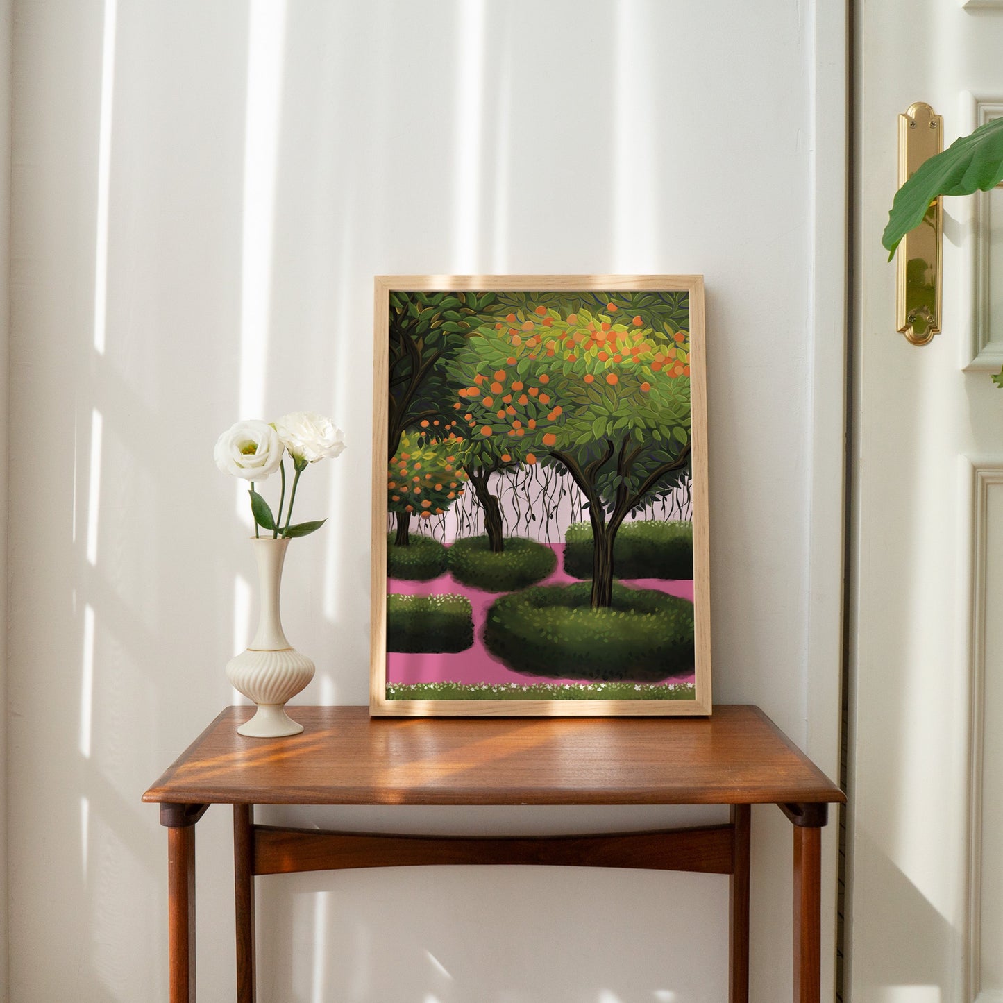 Orange Trees Wall Art Print
