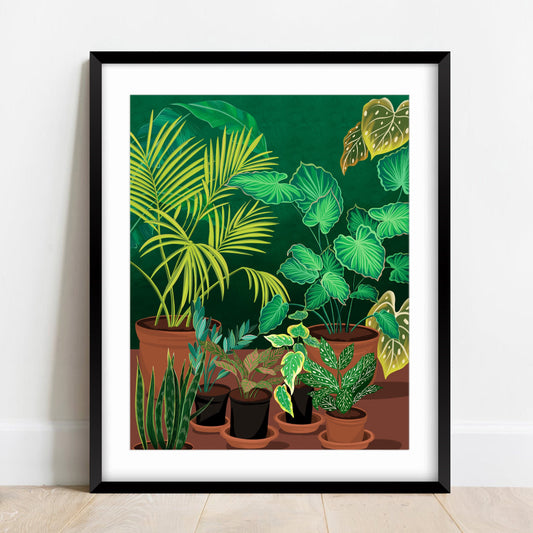 House Plants Wall Art Print
