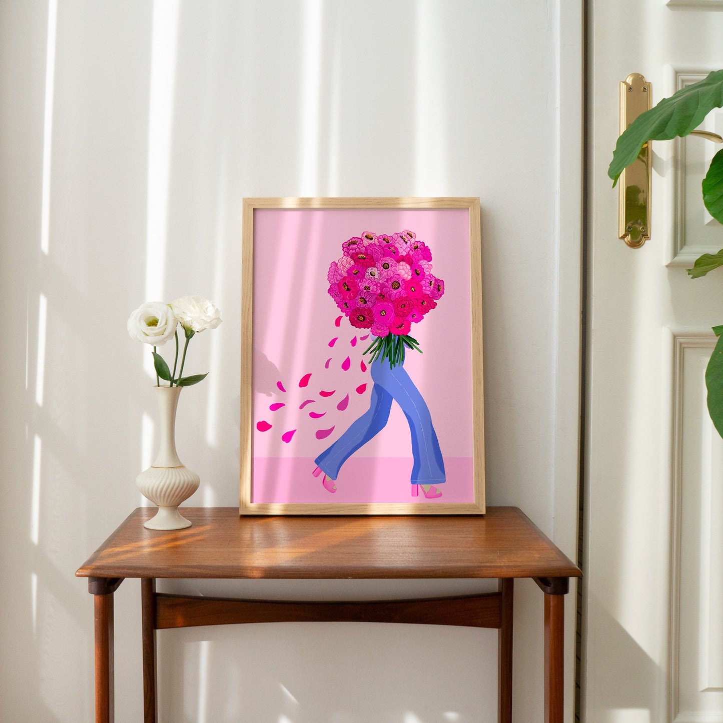 Flowers For My Fave Wall Art Print
