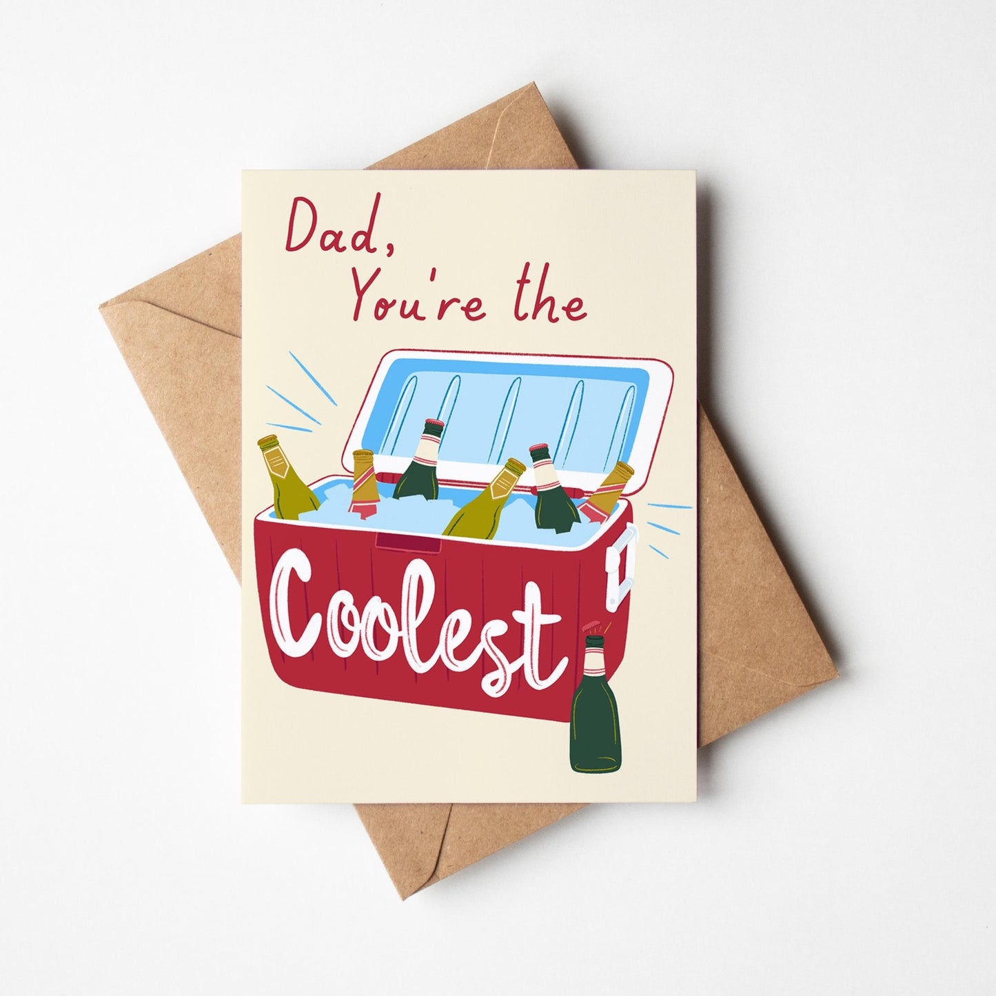 Dad You're The Coolest Father's Day Card