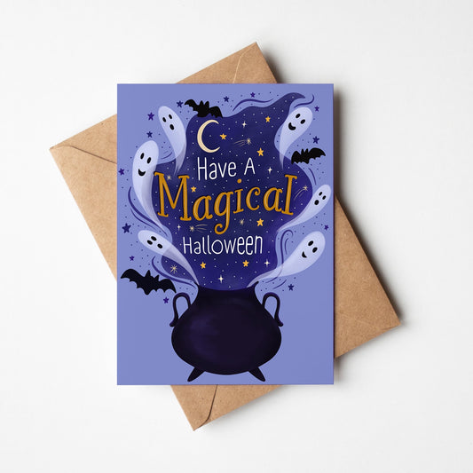 Magical Halloween Greeting Card
