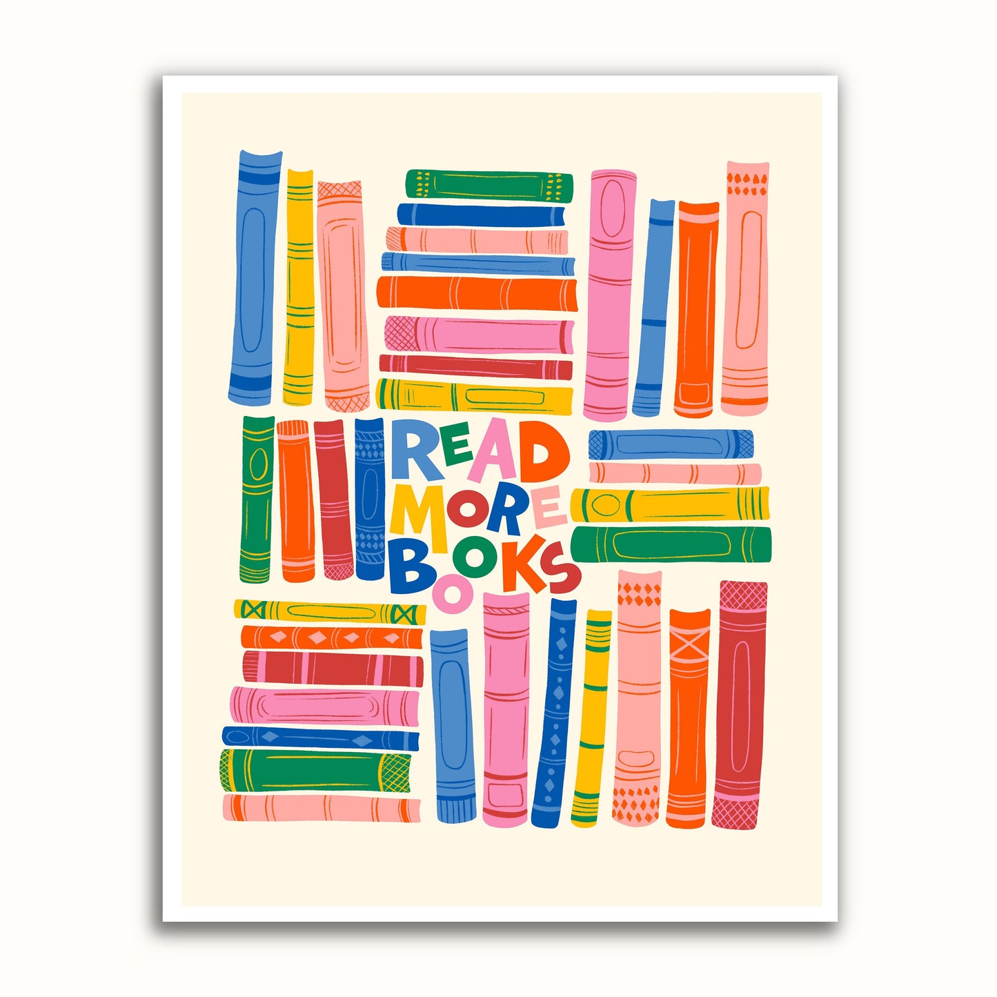 Read More Books Wall Art Print