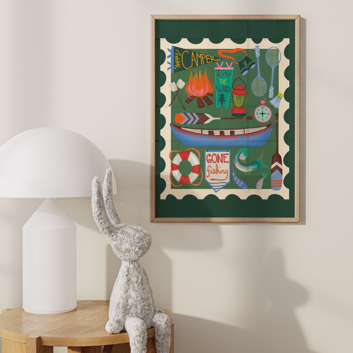 Summer Camp Wall Art Print