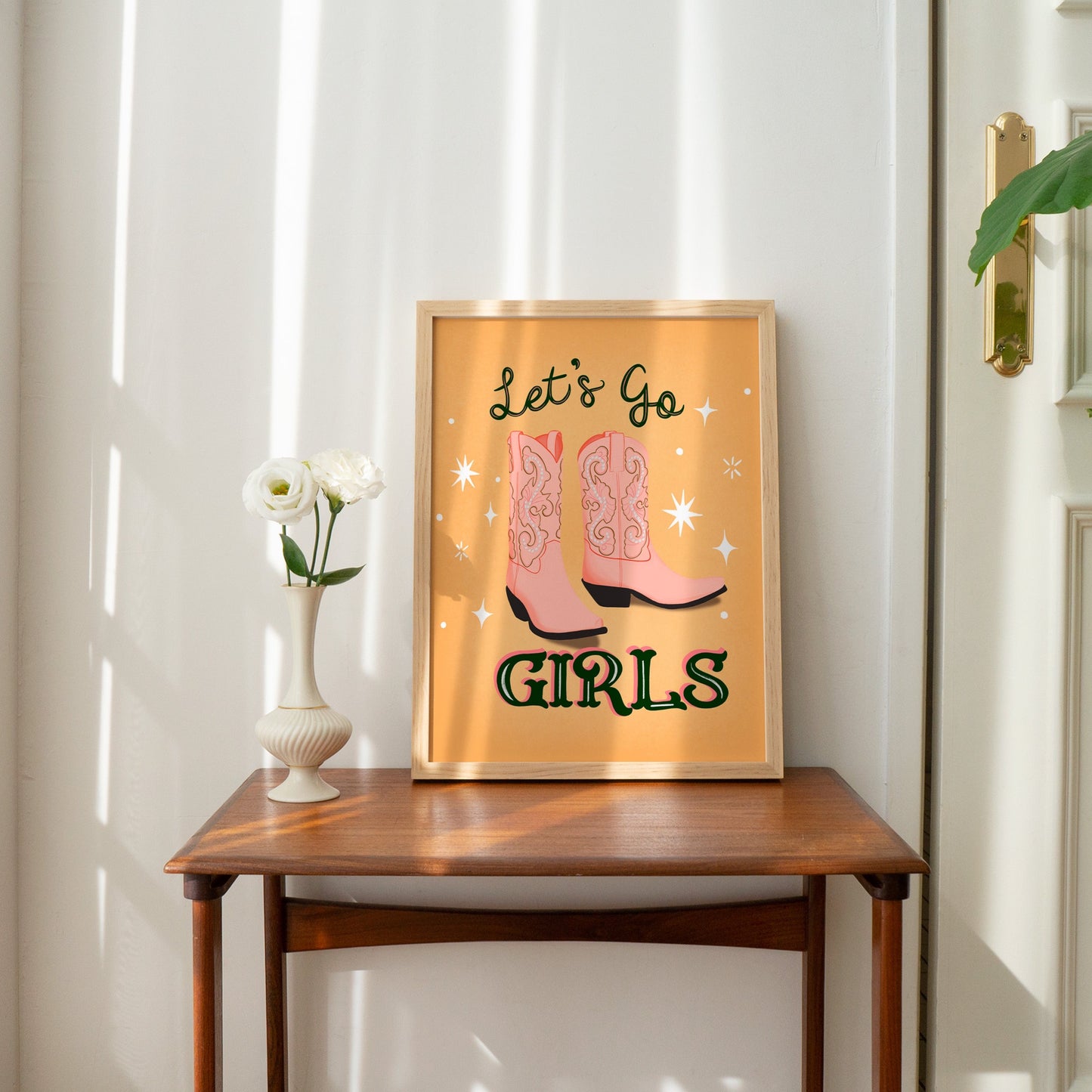 Let's Go Girls Wall Art Print
